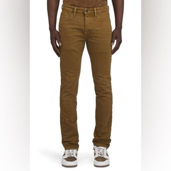 FIVE FOUR Los Angeles 34 High Waisted Gold Western Unisex Corduroy Cargo Jeans - Picture 1 of 13